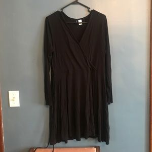 Black Wrap Dress